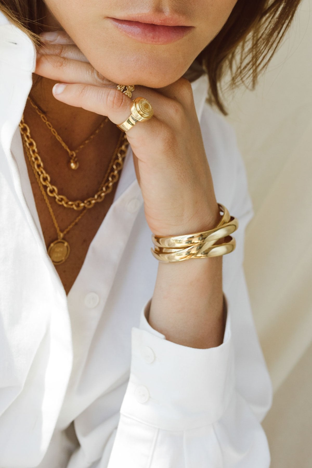 Rising sun pinky ring gold plated-Ring-wildthings_collectables-Gold plated-1 (US 3.5 / 14.5mm)--abc