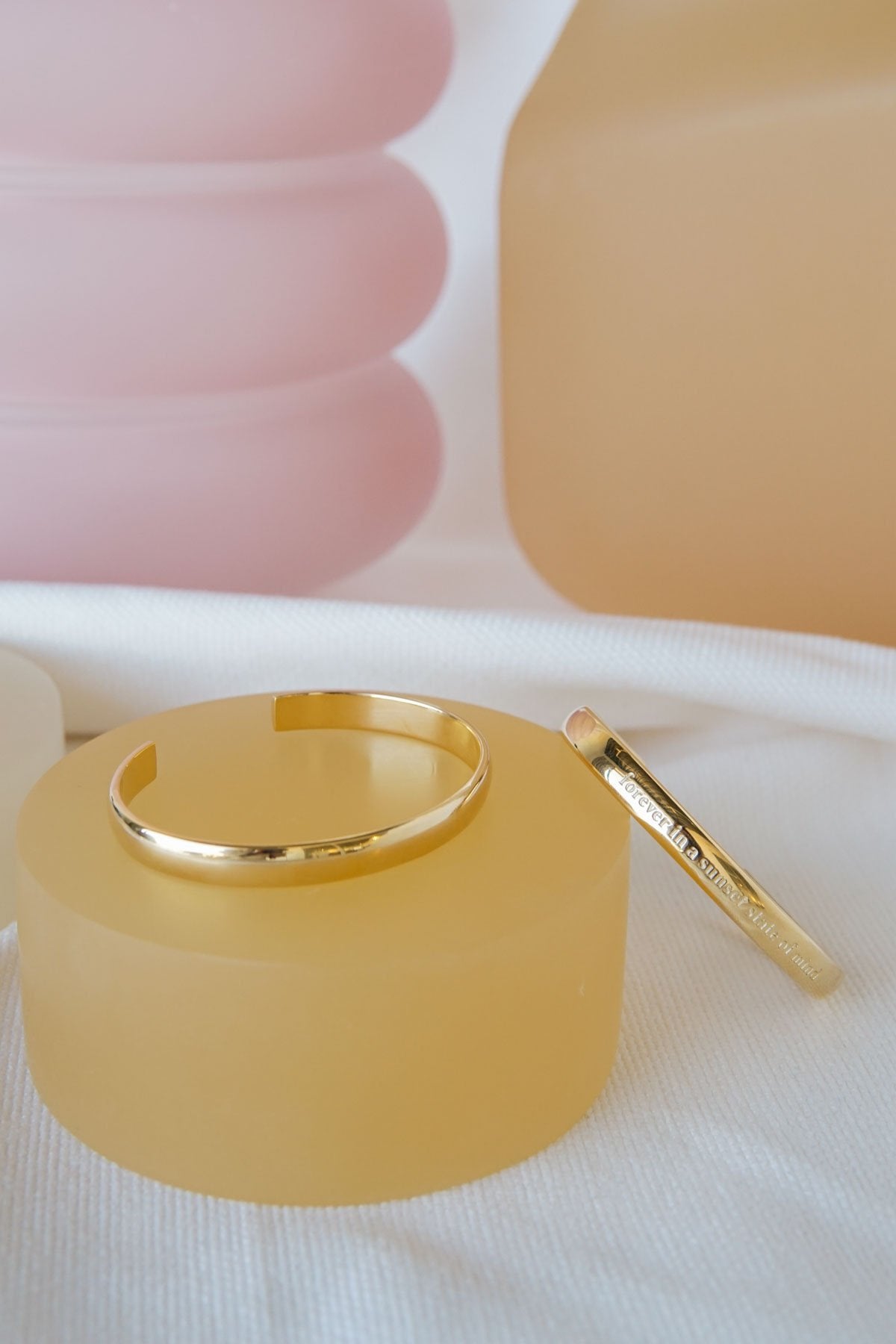 Sunset state of mind bangle gold plated-Bangle-wildthings_collectables-Gold plated---abc