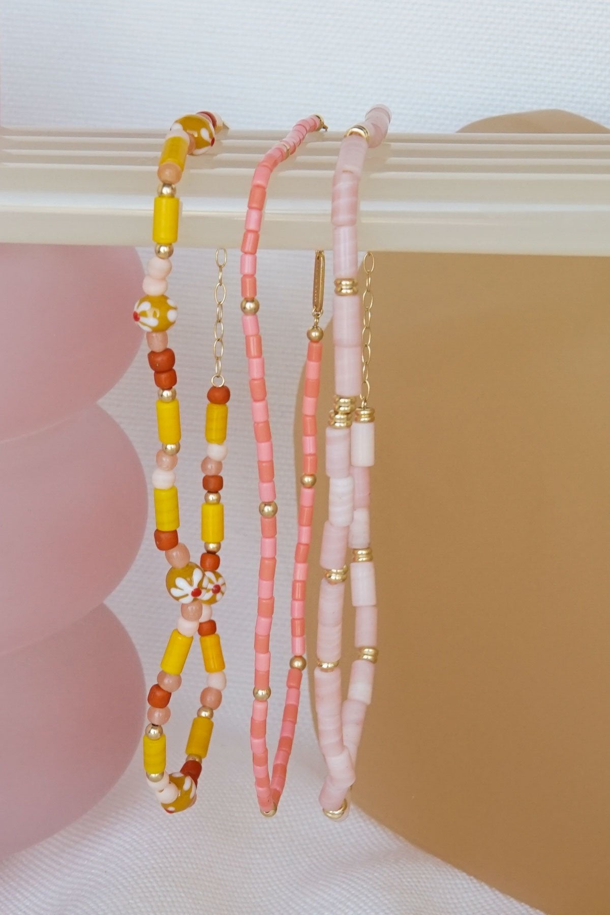 Sunshine necklace gold plated (34 cm)-Necklace-wildthings_collectables-Gold plated---abc