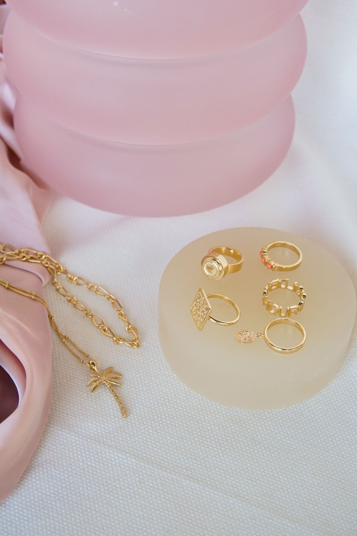 Nightfall ring gold plated-abc