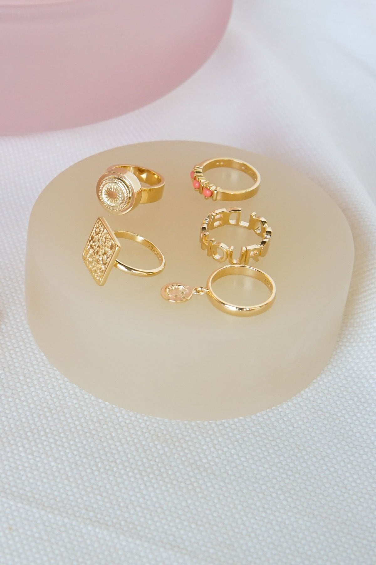 Vintage peach ring gold plated-Ring-wildthings_collectables-Gold plated-1 (US 6 / 16.5mm)--abc