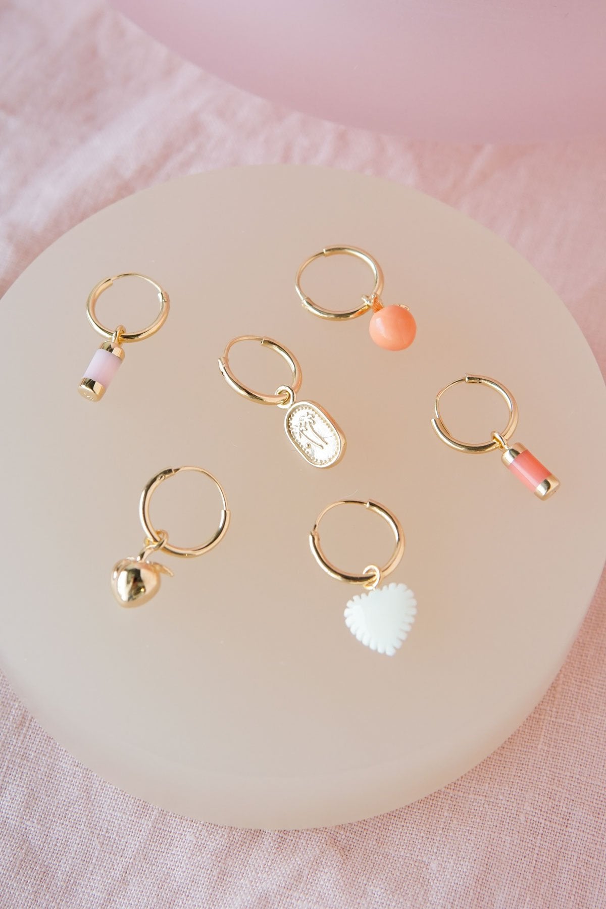 Cloud nine earring gold plated-abc