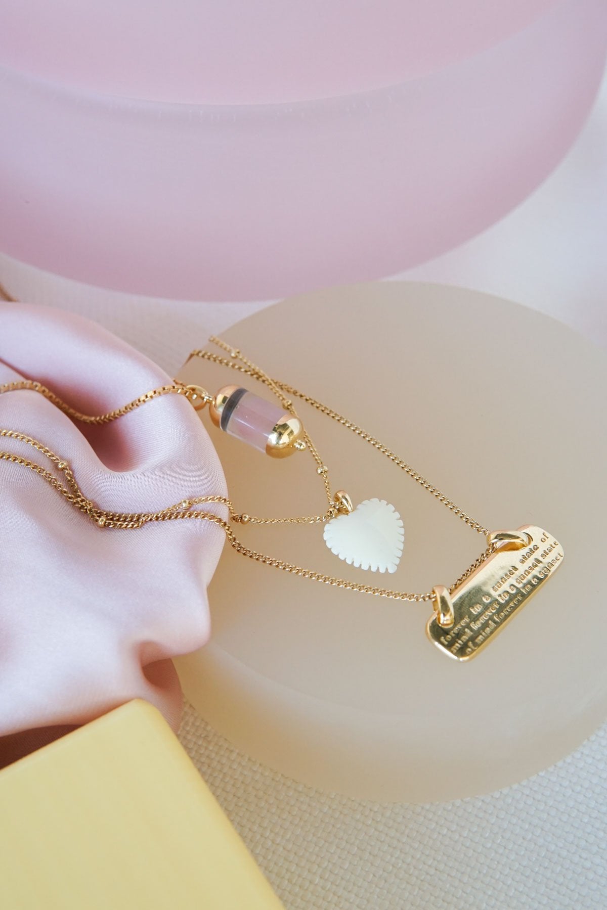 Captivated cloud pendant gold plated-abc