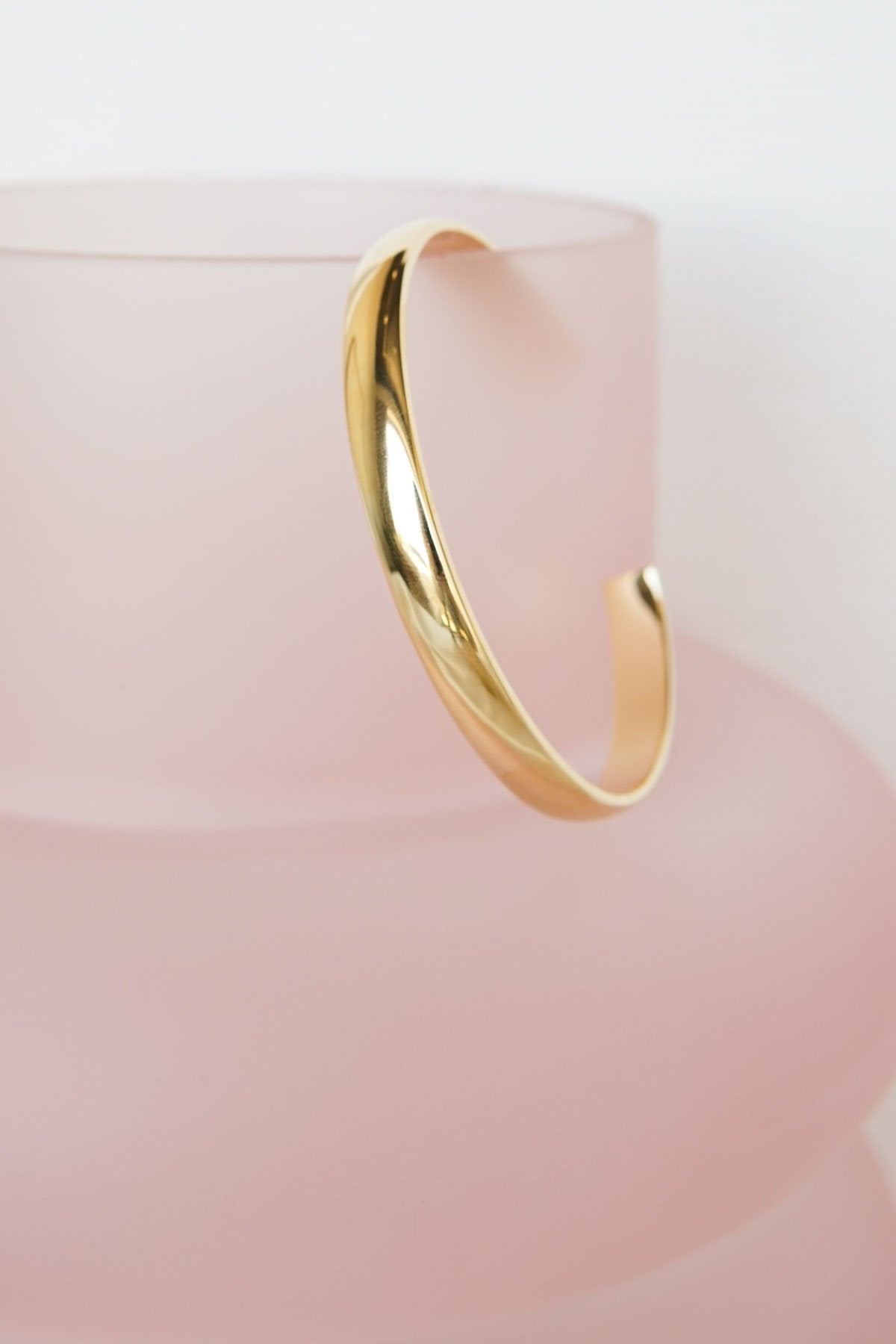 Classic bangle gold plated-abc