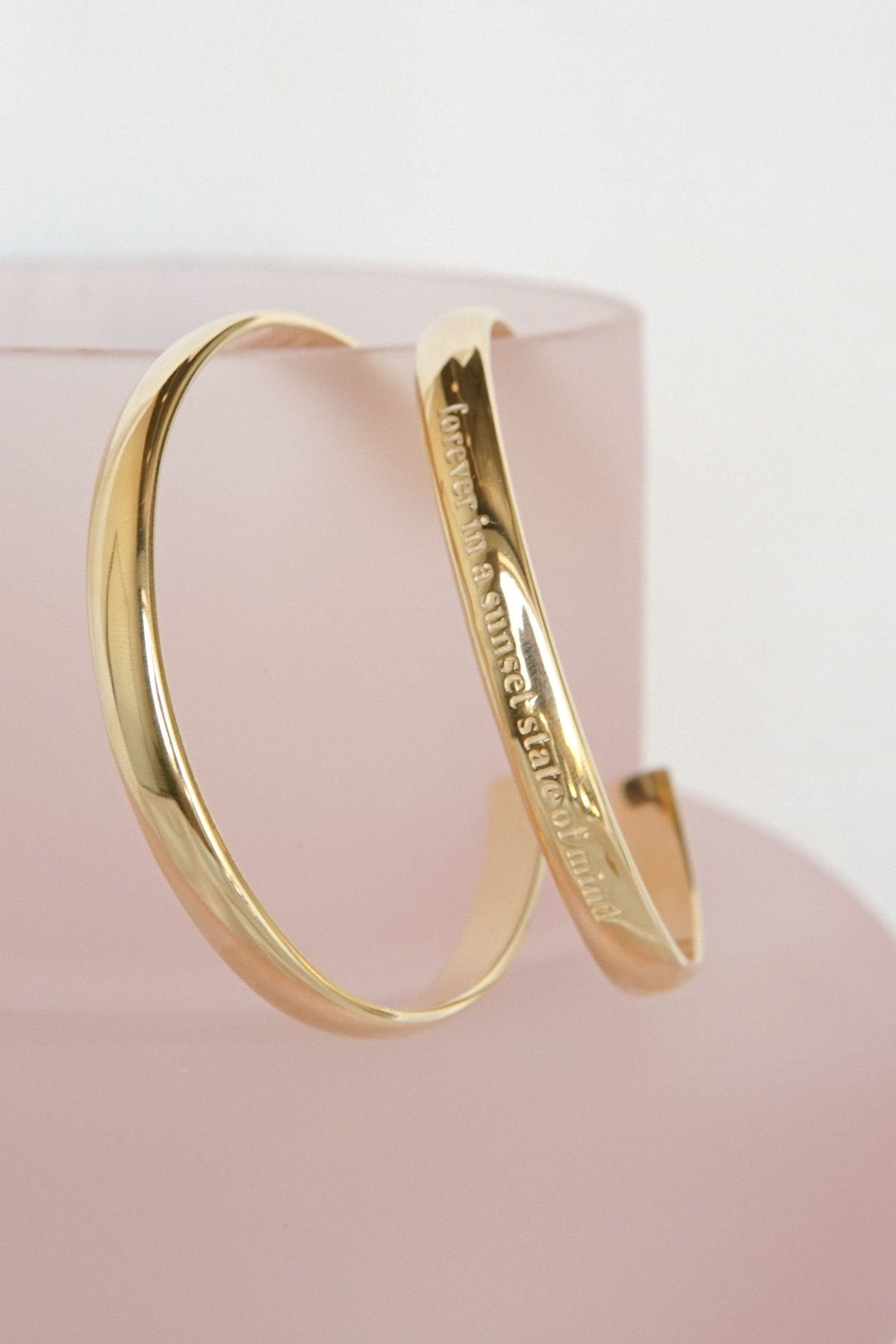 Sunset state of mind bangle gold plated-Bangle-wildthings_collectables-Gold plated---abc