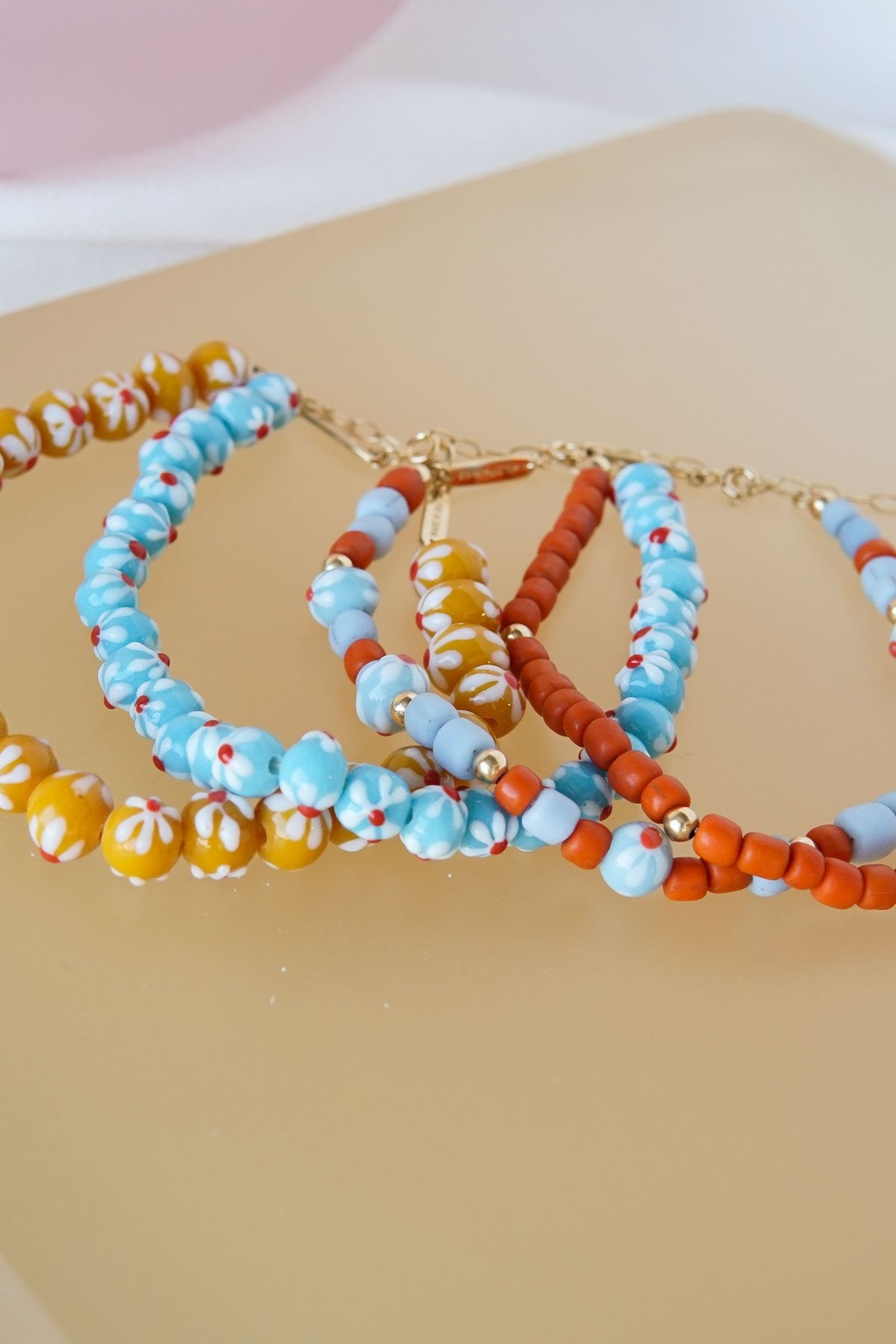 Ocean anklet gold plated-abc