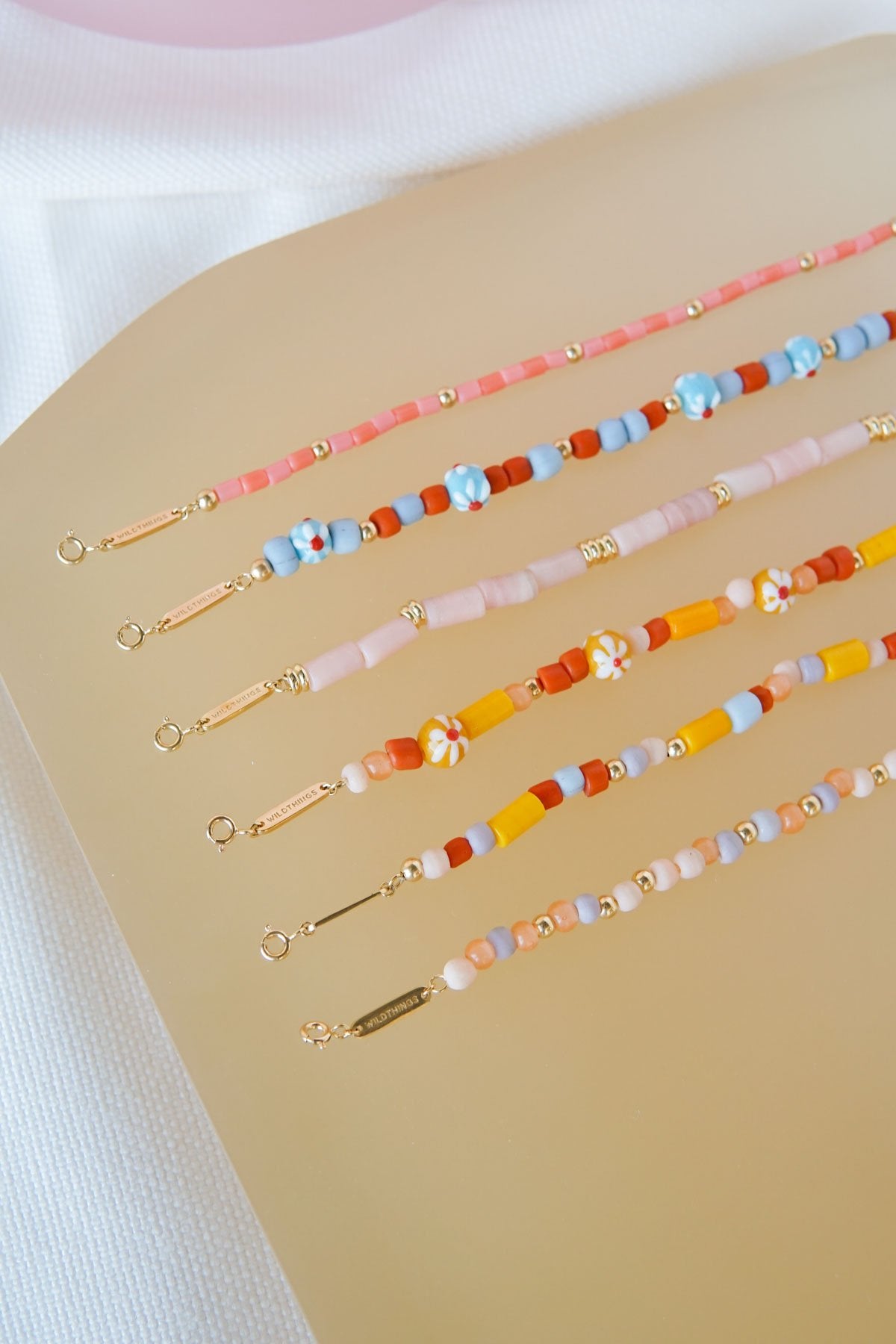 Rainbow anklet gold plated-Anklet-wildthings_collectables-Gold plated---abc
