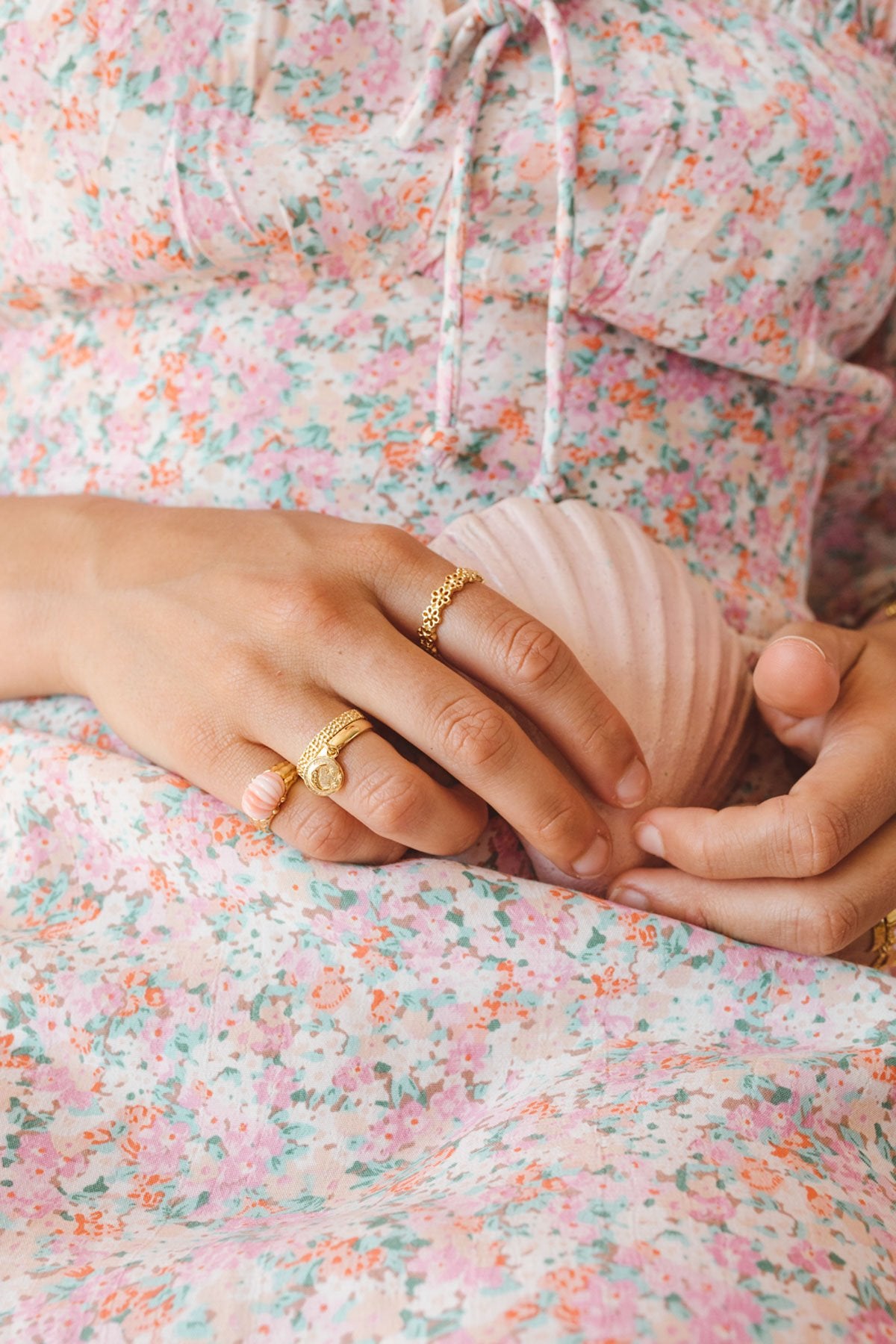 Nightfall ring gold plated-abc