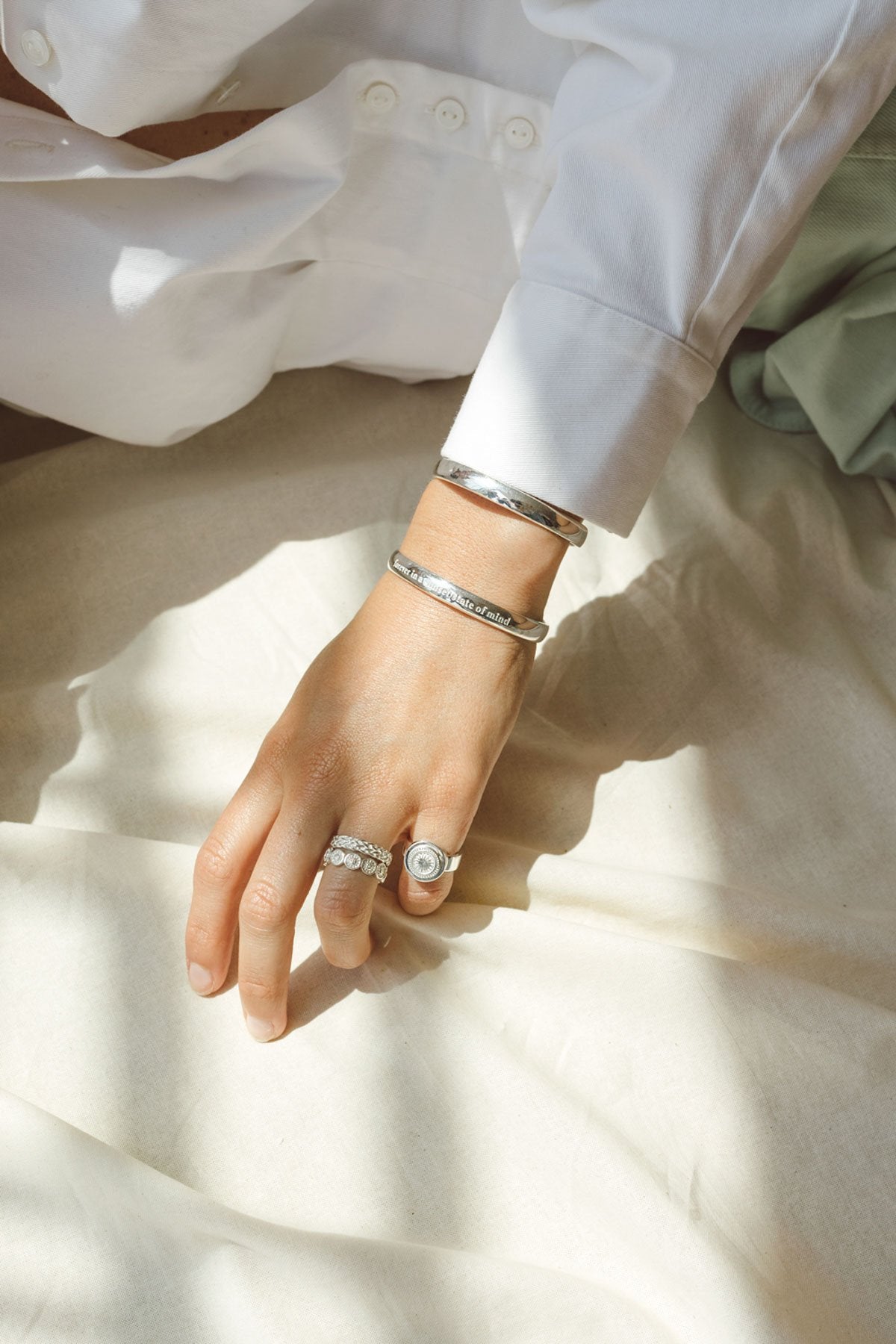 Classic bangle silver-abc