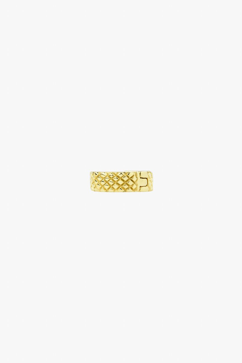 Python huggie gold plated-Earring-Wildthings_collectables-Gold plated---abc