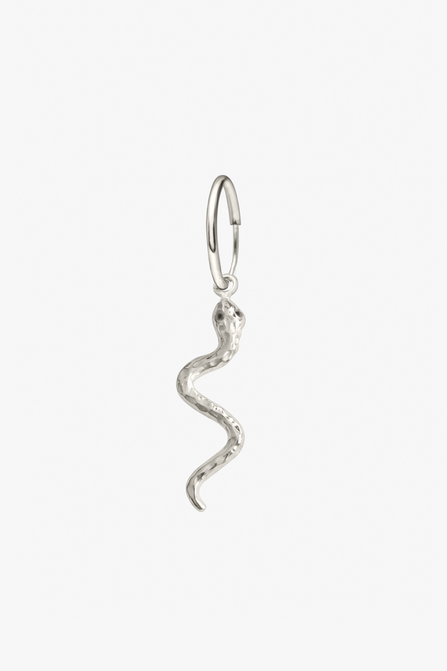 Snake earring silver-Earring-Wildthings_collectables-Silver---abc