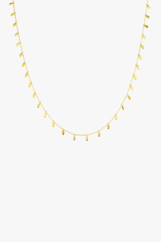 Waterdrop gold plated (36 cm)-Necklace-Wildthings_collectables-Gold plated---abc