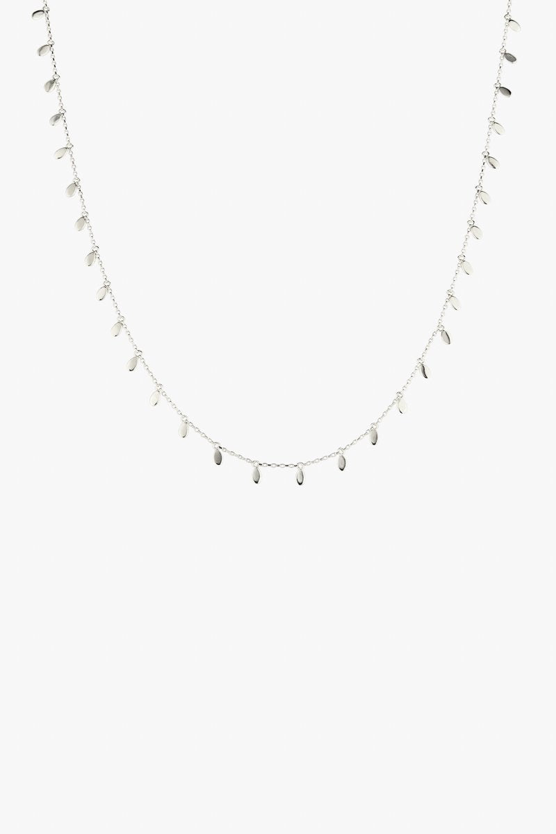 Waterdrop silver (36 cm)-Necklace-Wildthings_collectables-Silver---abc
