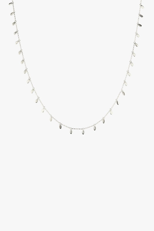 Waterdrop silver (36 cm)-Necklace-Wildthings_collectables-Silver---abc