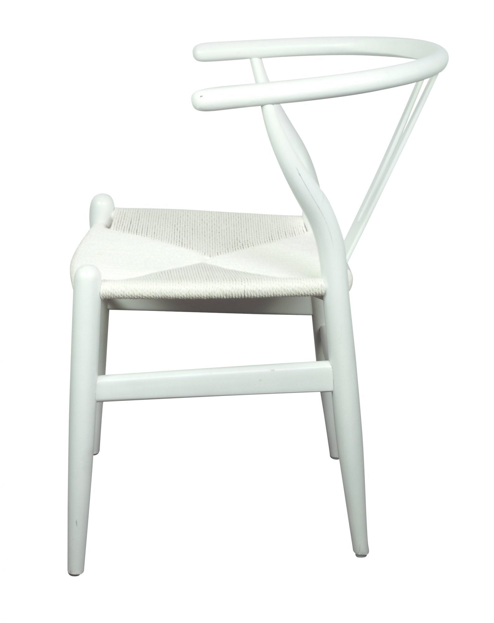 Wishbone Chair White / White Seat-living-MRD Home-Default Title---abc