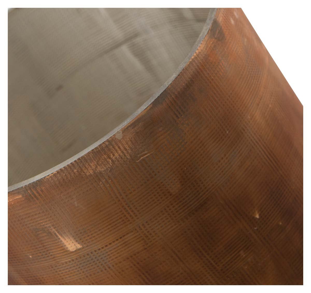 Medium Divit Etched Mesh Glass Candle Holder-abc