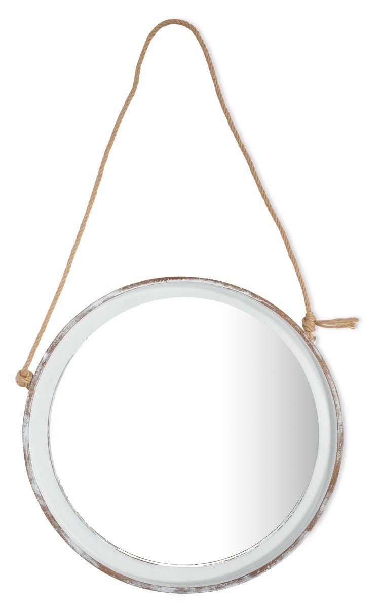 Kona Round Hanging Mirror with Rope Small-abc