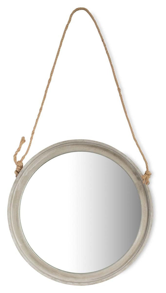 Kona Round Hanging Mirror with Rope Large-abc