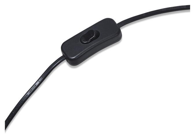 Large Swirl Ceramic Lamp with Fabric Shade - Grey/Mushroom-abc