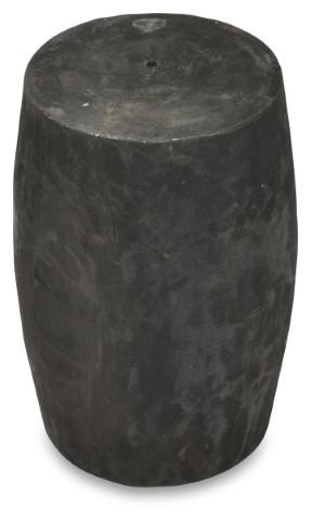 Jayapura Small Wood Stool - Black-abc