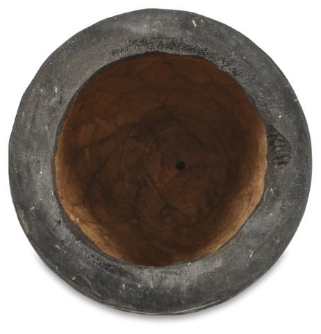 Jayapura Small Wood Stool - Black-abc