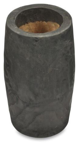 Jayapura Large Wood Stool - Black-abc
