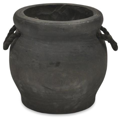 Rope Handle Wood Planter - Med-Accessories-Home & Giftware-Default Title---abc